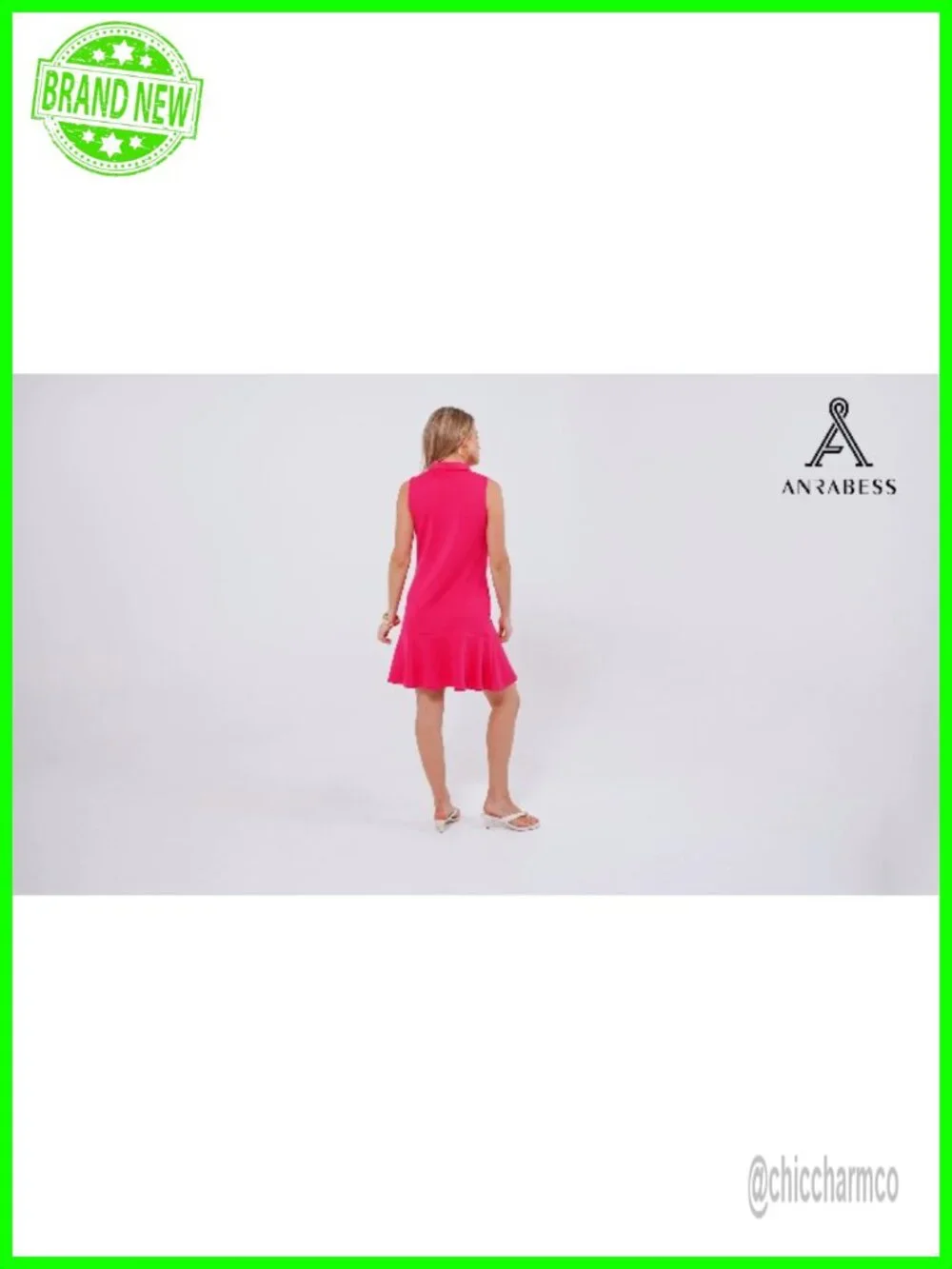 Polo Sleeveless Shift Mini Dress Golf Tennis Athletic Casual Travel Vacation